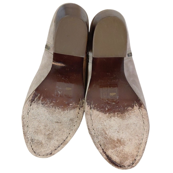 RAG & BONE Margot Ankle Boots Tan Suede Heeled Booties Size 9 EU 39 - Picture 9 of 12